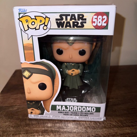 Funko Pop! Star Wars: Book of Boba Fett-Majordomo‎ Vinyl Figure #582 Bobble-Head - Picture 1 of 5